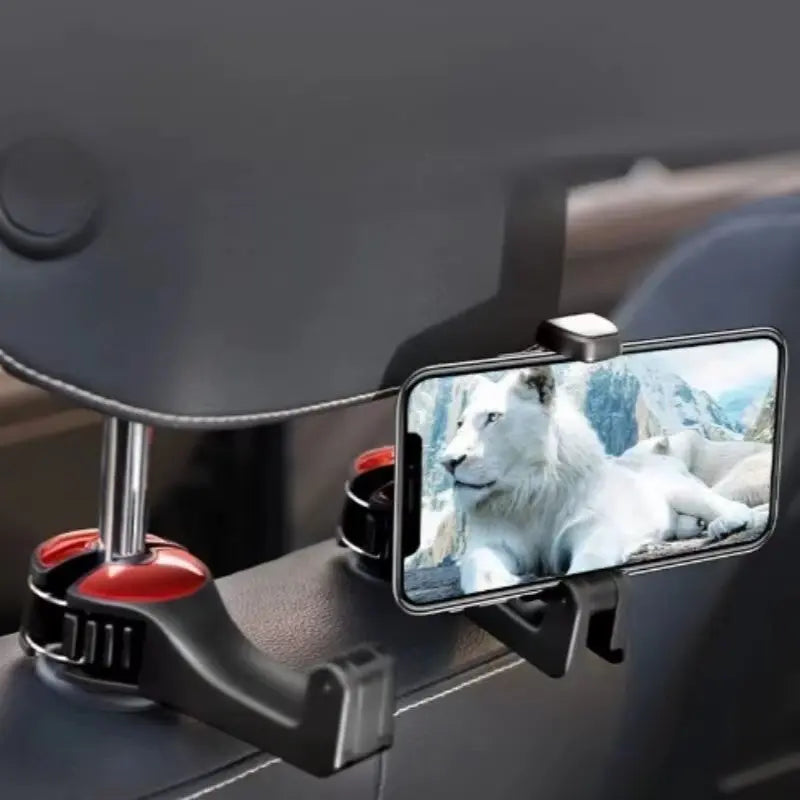 2in1 Car Hook for Rear Headrest
