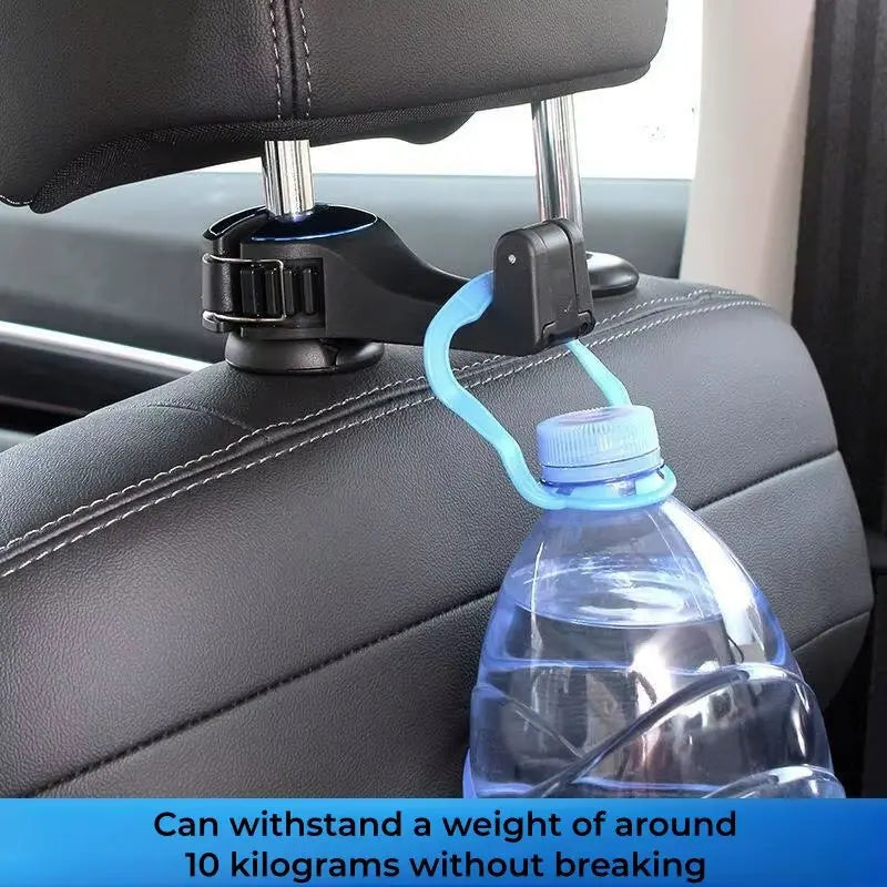 2in1 Car Hook for Rear Headrest