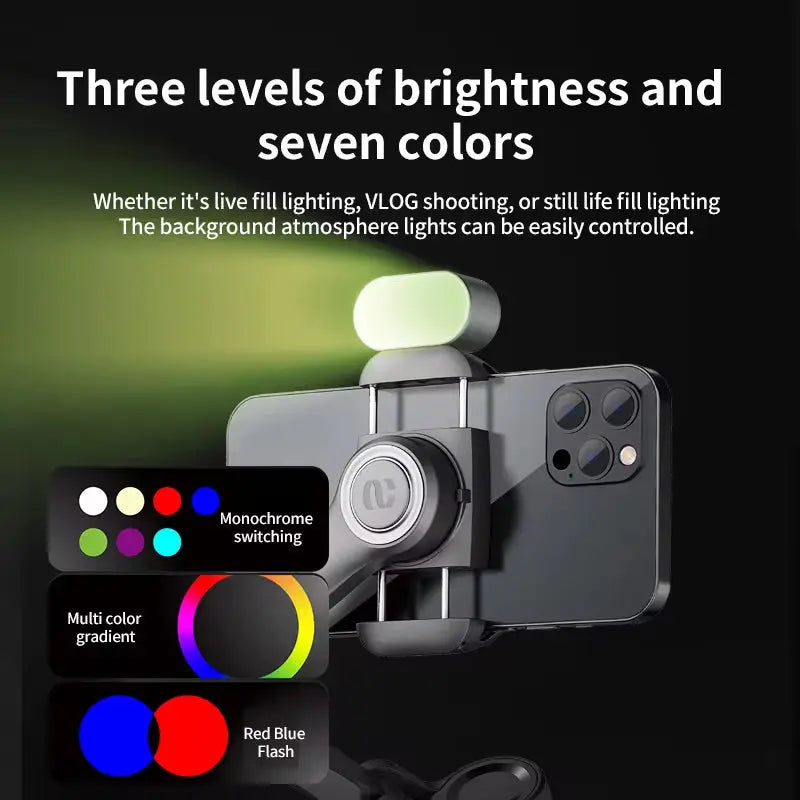 3-Axis Handheld Gimbal Stabilizer for Smartphones - Face Tracking for iPhone, Android, TikTok, and Vlogging (AOCHUAN)
