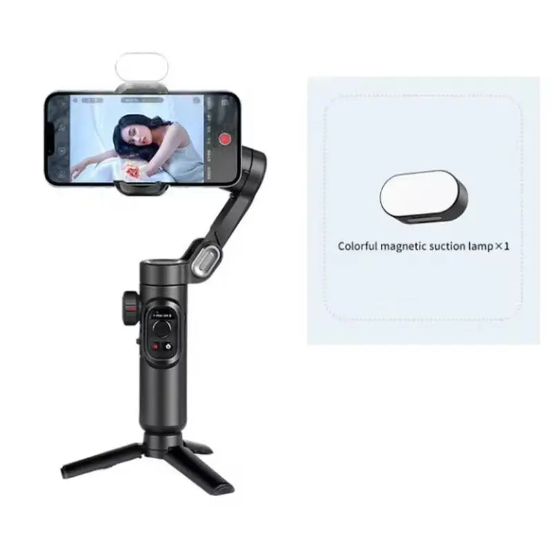 3-Axis Handheld Gimbal Stabilizer for Smartphones - Face Tracking for iPhone, Android, TikTok, and Vlogging (AOCHUAN)