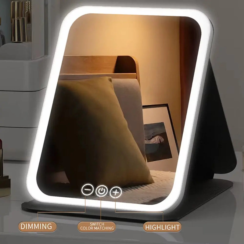 3 Colors Dimmable LED Makeup Mirror