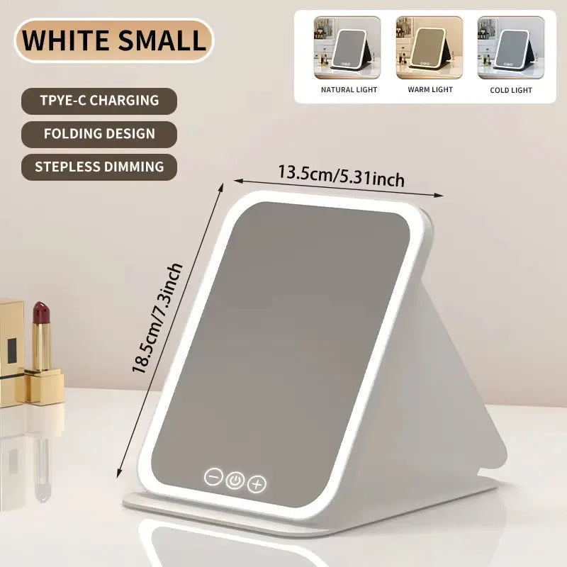 3 Colors Dimmable LED Makeup Mirror