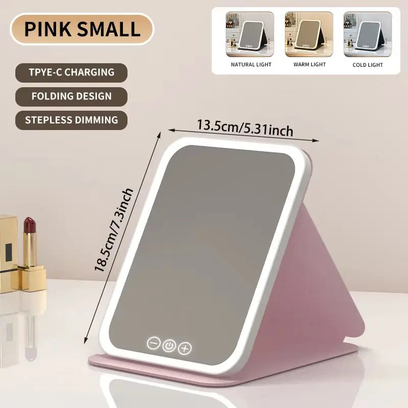 3 Colors Dimmable LED Makeup Mirror