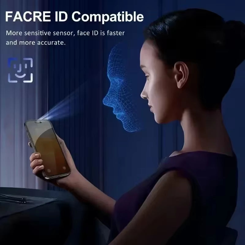 Full Coverage Privacy Screen Protector for iPhone - 8K Anti-Spy Glass