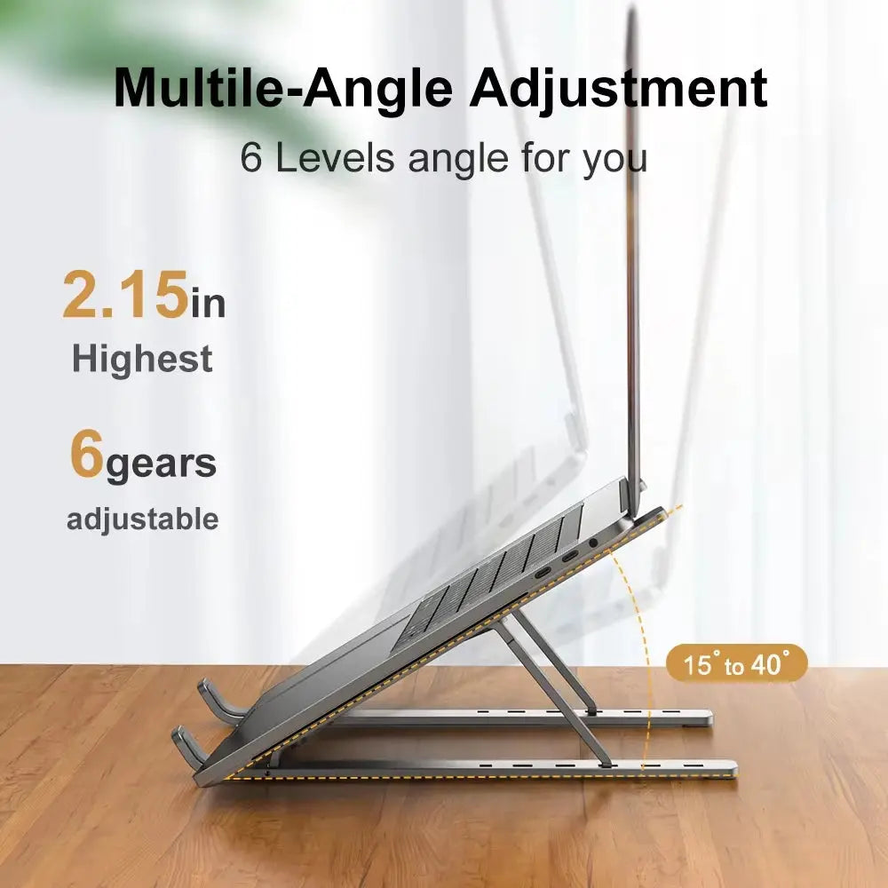 Aluminum Portable & Foldable Laptop Support Stand