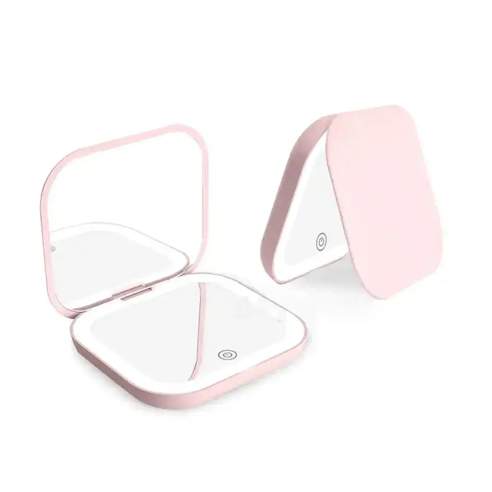 Compact Cosmetic Mirror with Light