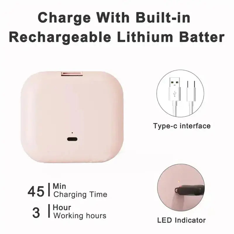 Compact Cosmetic Mirror with Light