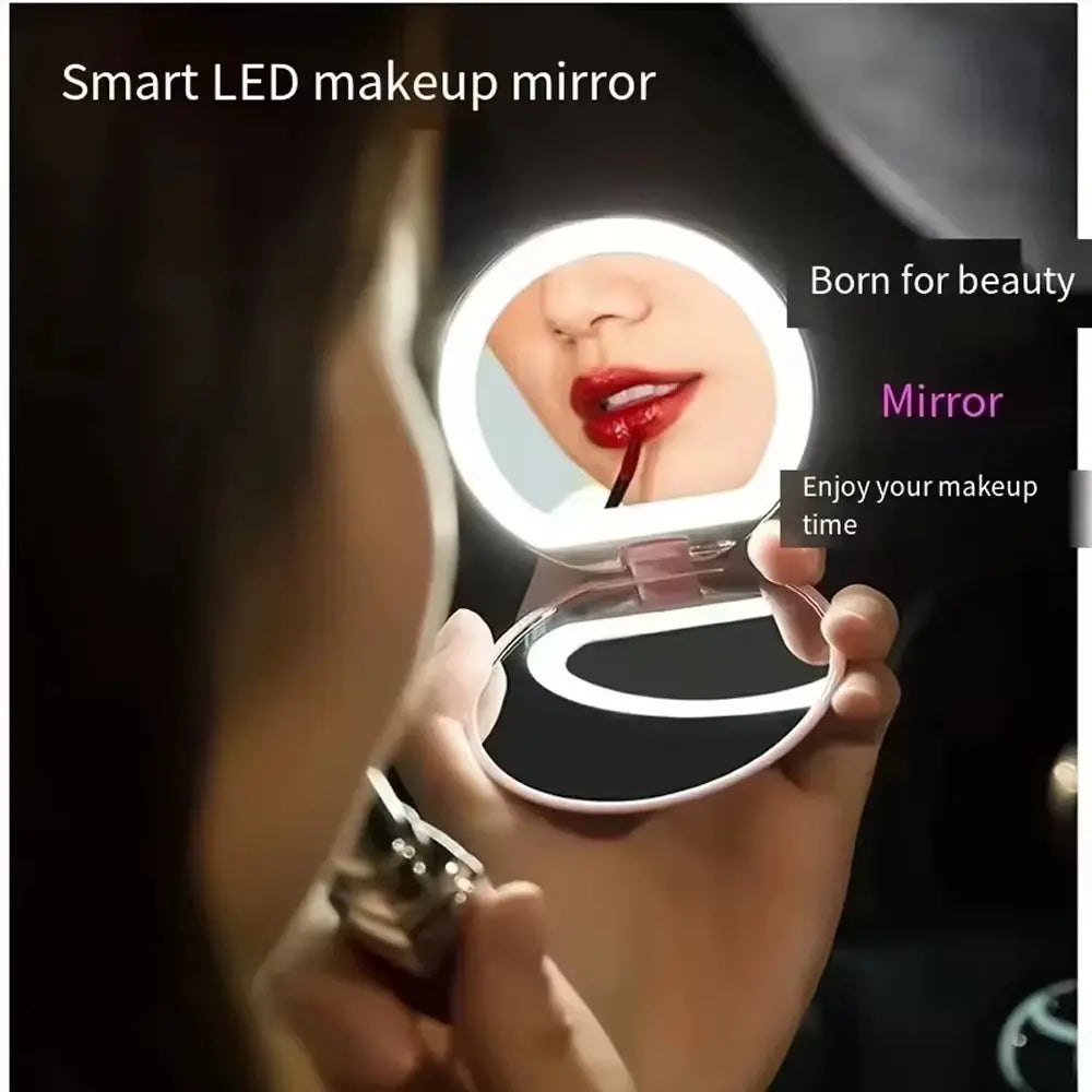 Compact LED Mirror -1X/3X Magnification & USB