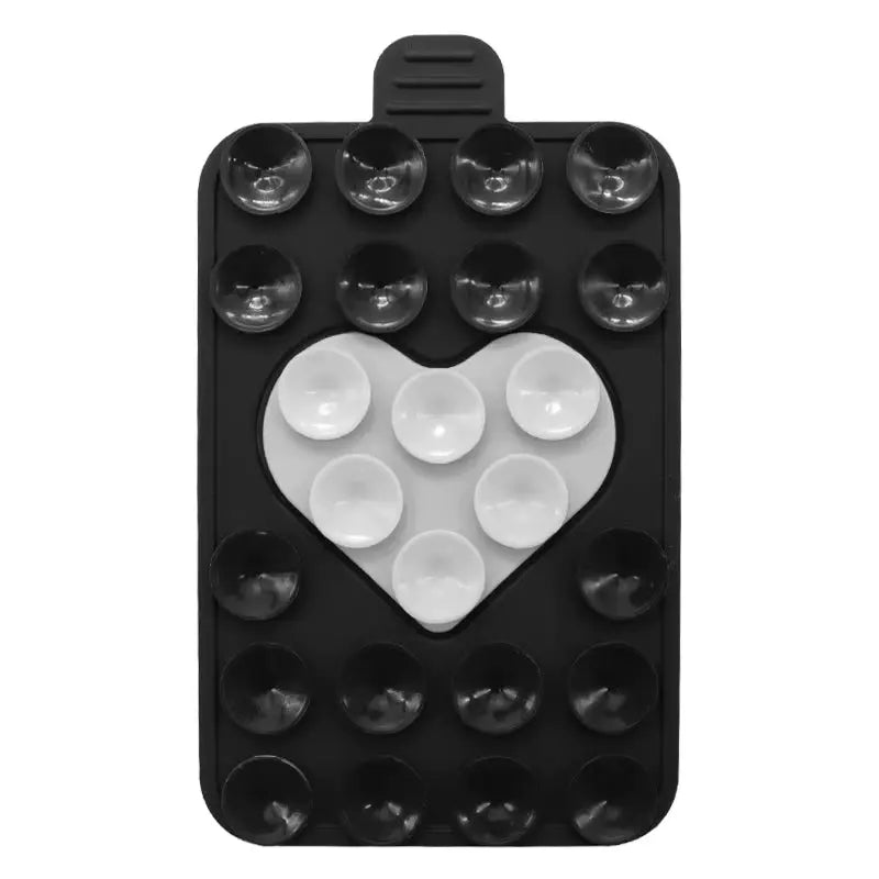 Double-Sided - Heart-Shaped Silicone Suction Cup for Mobile Phone Holder
