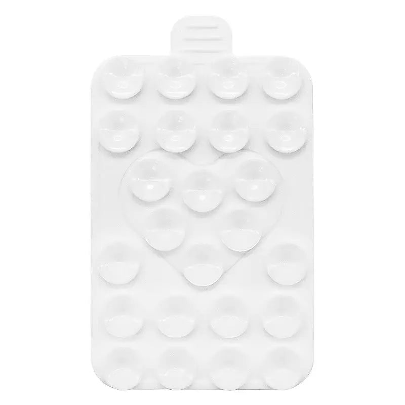 Double-Sided - Heart-Shaped Silicone Suction Cup for Mobile Phone Holder