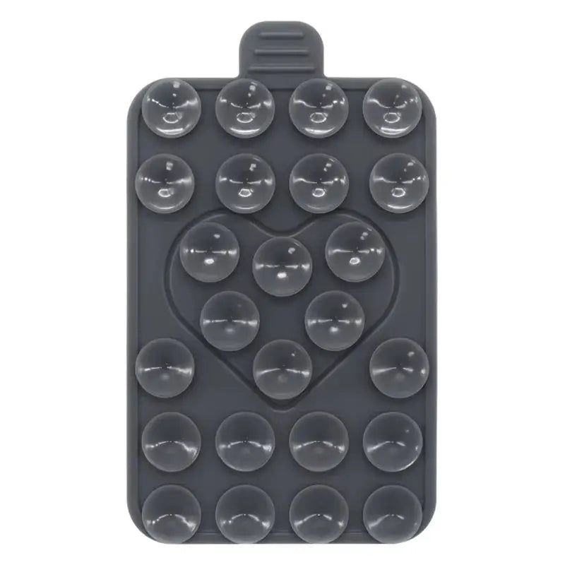 Double-Sided - Heart-Shaped Silicone Suction Cup for Mobile Phone Holder
