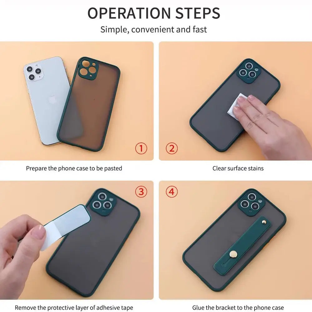 Finger Grip Phone Holder Socket