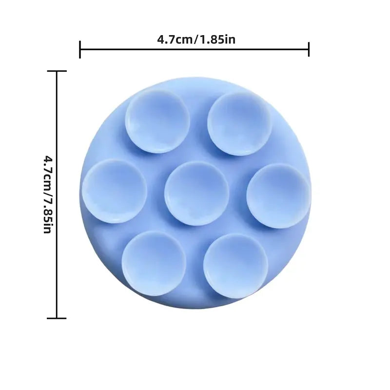 Grip Stand Sticker with Finger Grip Functionality - Round Silicone Suction Pad Phone Holder