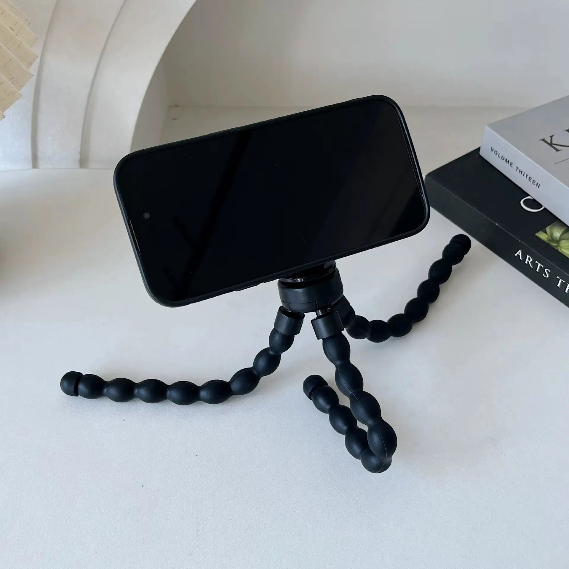 MagSafe-Compatible Magnetic Tripod and Monopod Stand for Smartphones - Compact Octopus Phone Holder