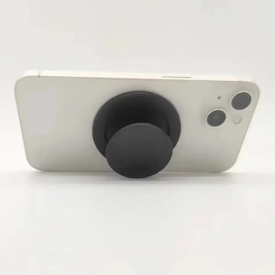Magnetic Folding Mobile Phone Grip and Stand for MagSafe-Compatible Devices