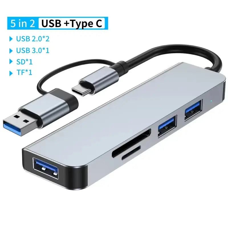 Multi-Hub Splitter for MacBook Pro