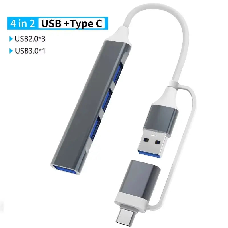 Multi-Hub Splitter for MacBook Pro