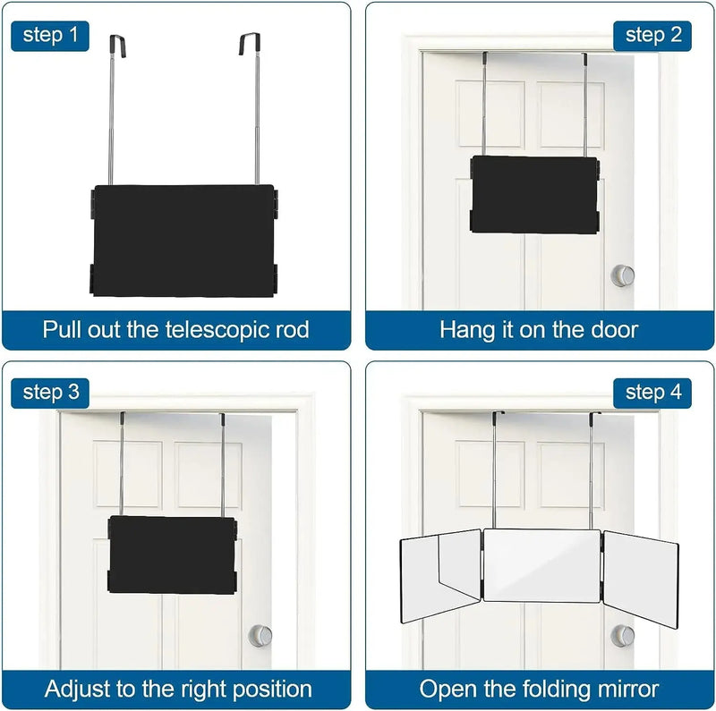 Portable 360 Trifold Mirror