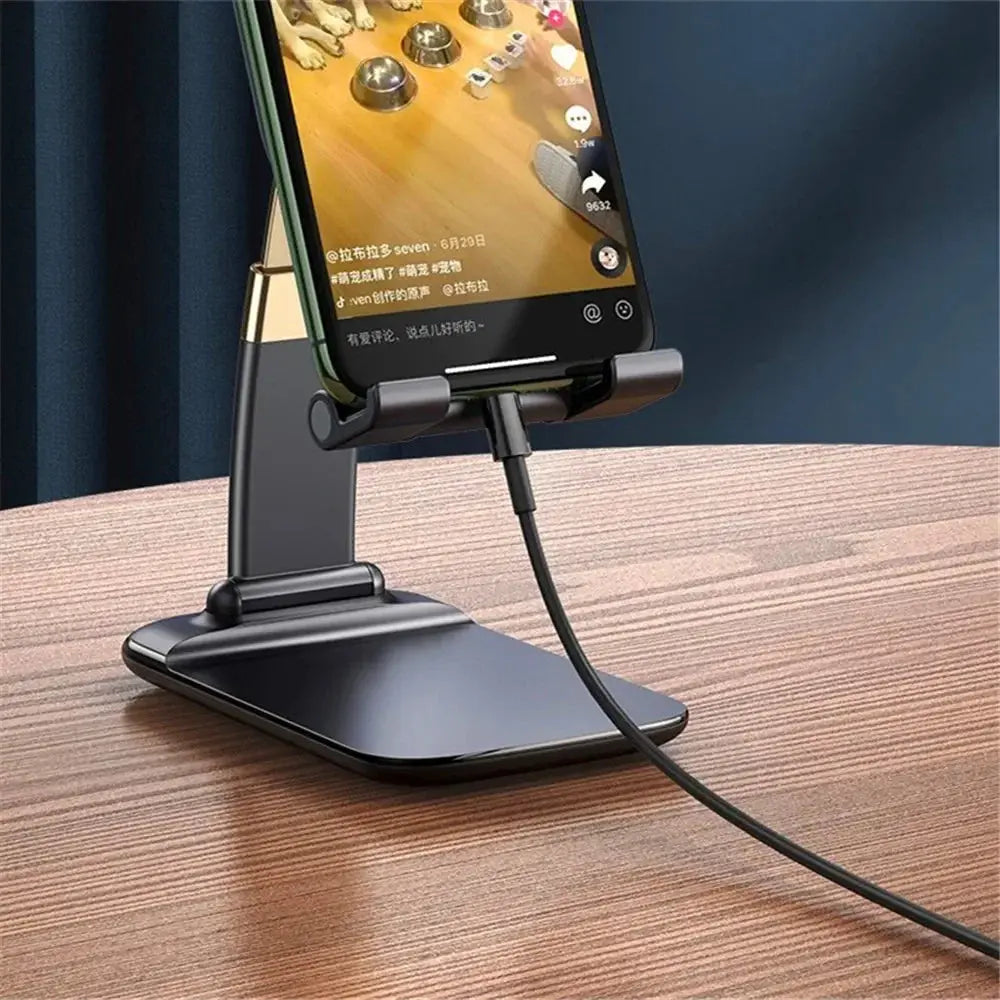 Portable Foldable Metal Holder for Tablets and Smartphones