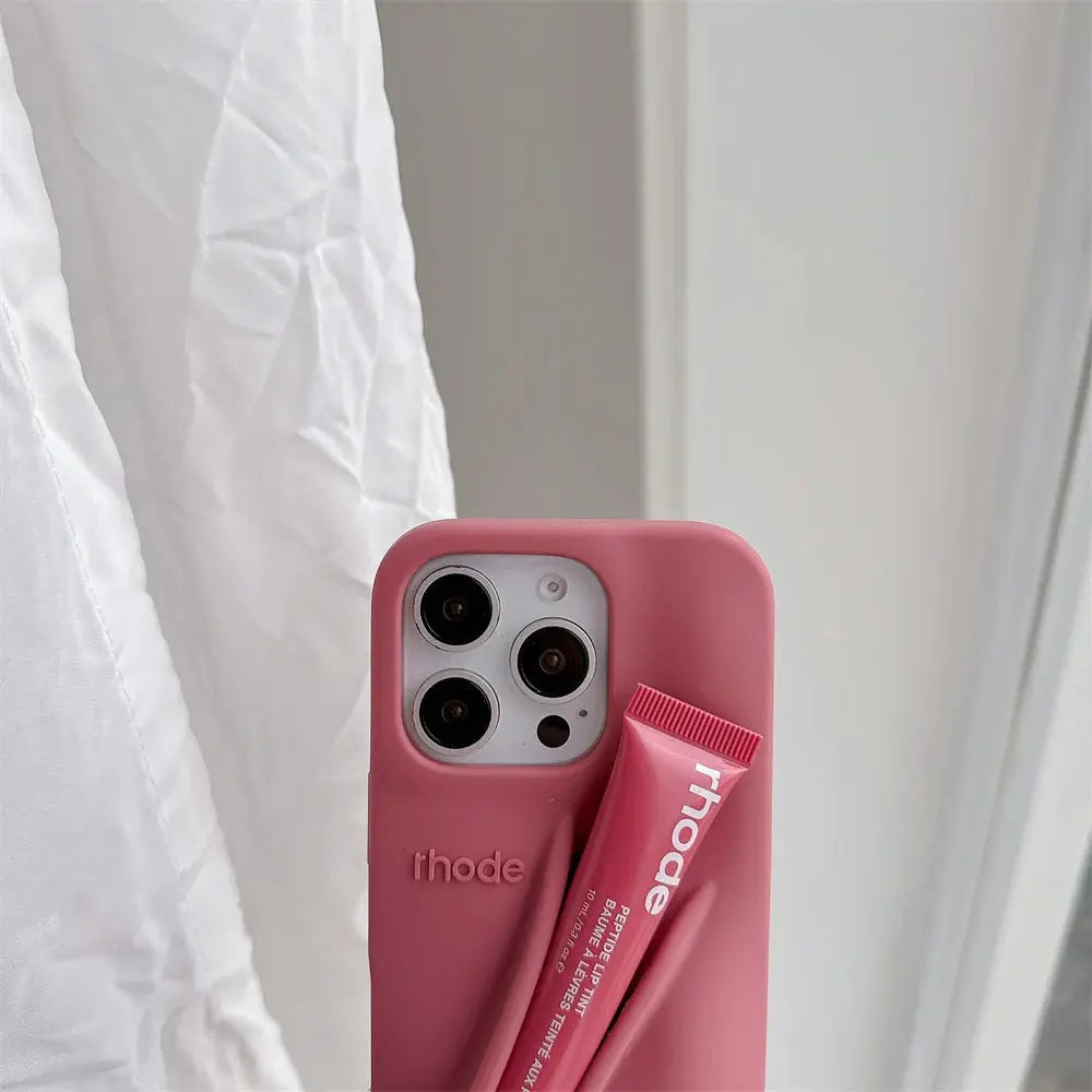 Rhode Phone Case with Lip Gloss Set