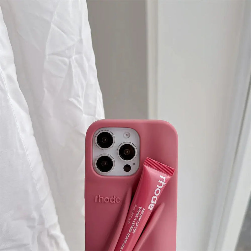 Rhode Phone Case with Lip Gloss Set