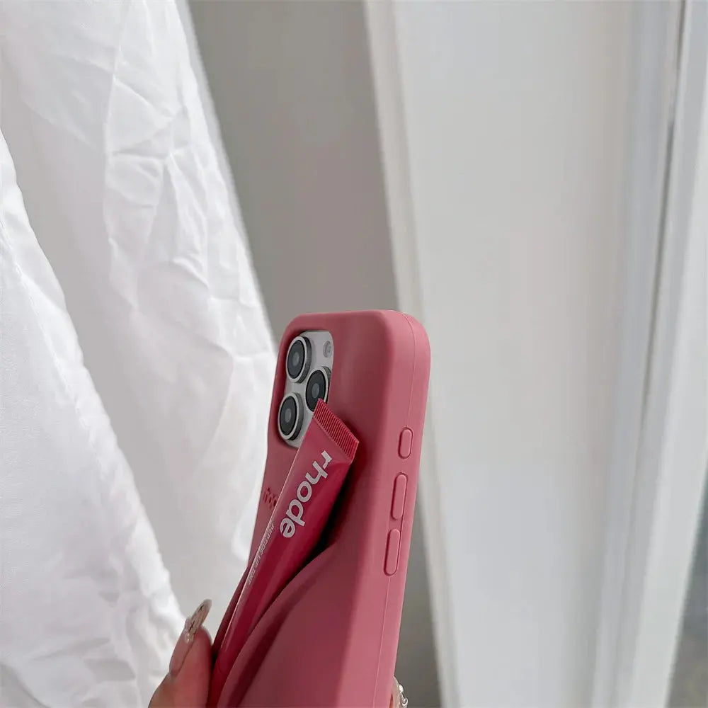 Rhode Phone Case with Lip Gloss Set