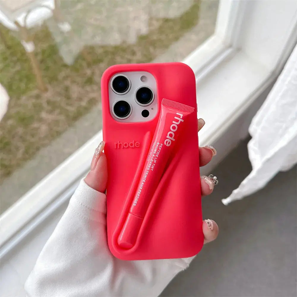 Rhode Phone Case with Lip Gloss Set