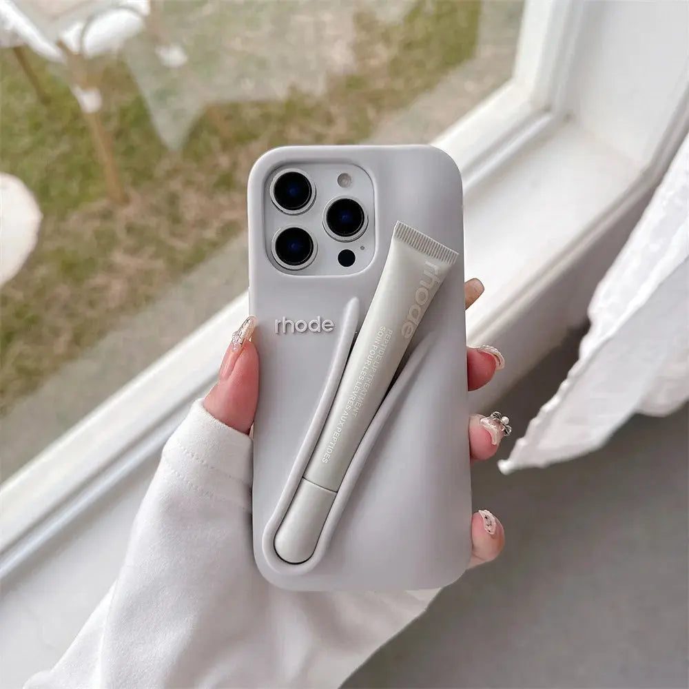 Rhode Phone Case with Lip Gloss Set