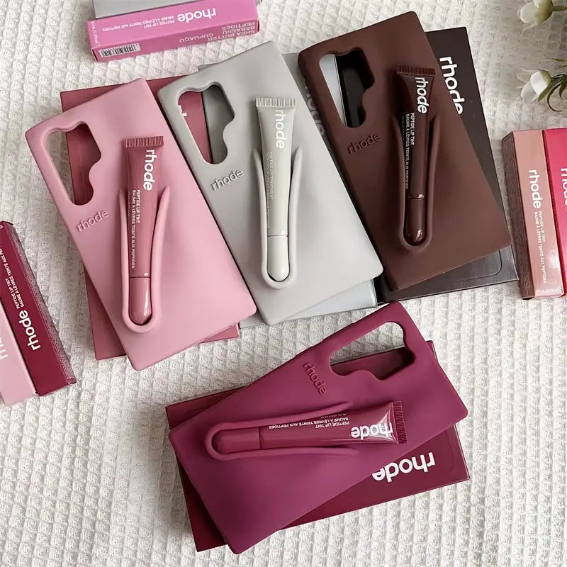 Rhode Phone Case with Lip Gloss Set for Samsung