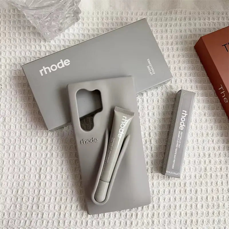 Rhode Phone Case with Lip Gloss Set for Samsung