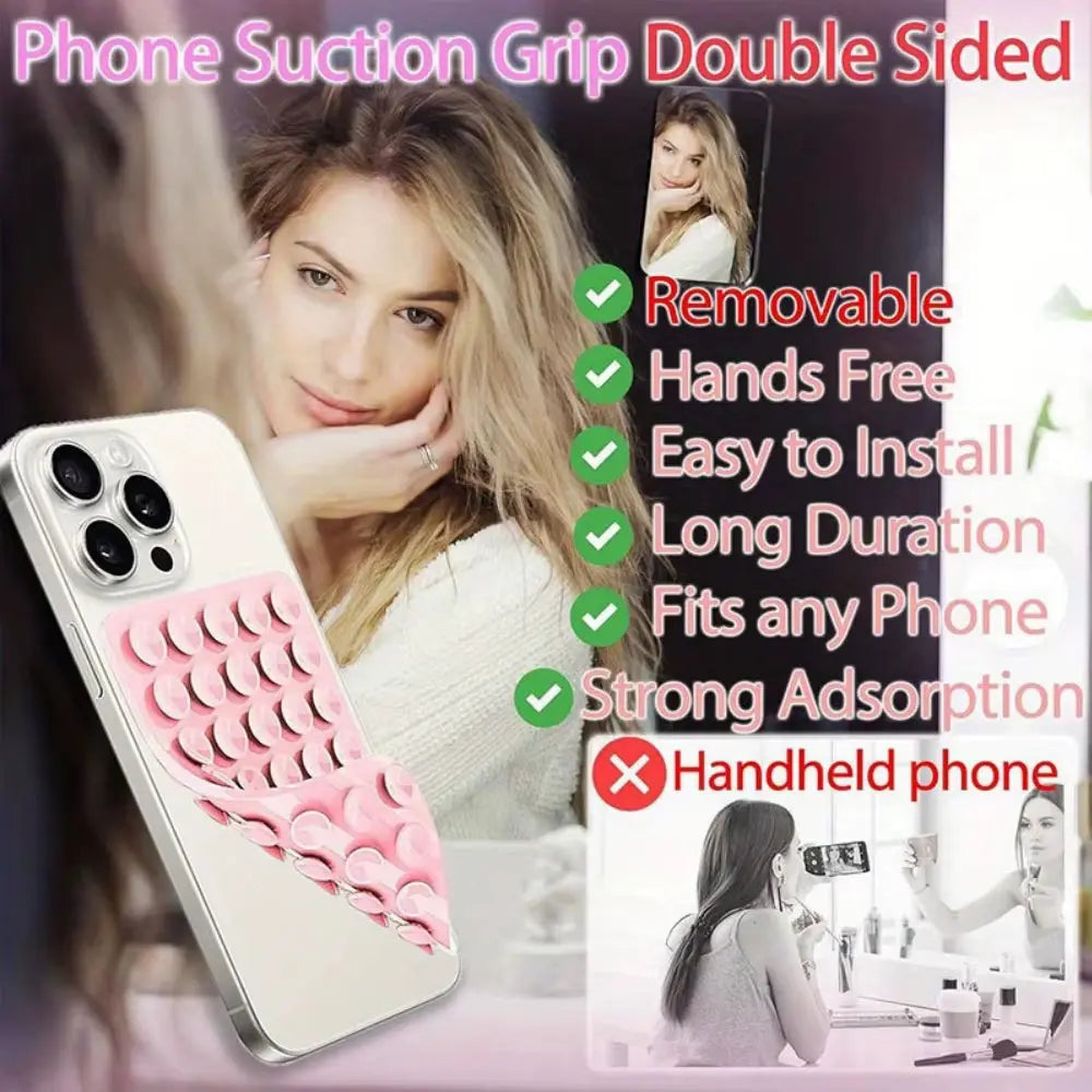 Silicone Suction Cup Phone Mount - Double Sided