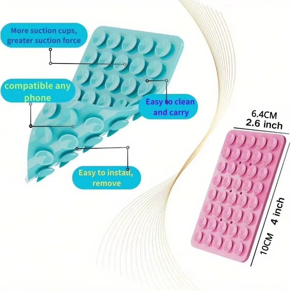 Silicone Suction Cup Phone Mount - Double Sided