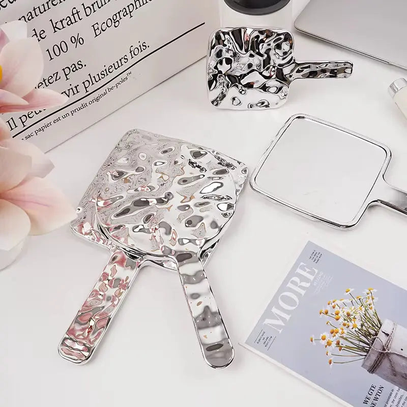 Vintage Handle Makeup Mirror