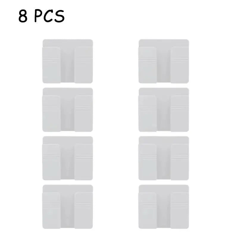 Wall-Mounted Multifunctional Storage Box - Punch-Free Organizer for TV Remote, Mobile Phone, and Charging Accessories (1-4 Pieces)