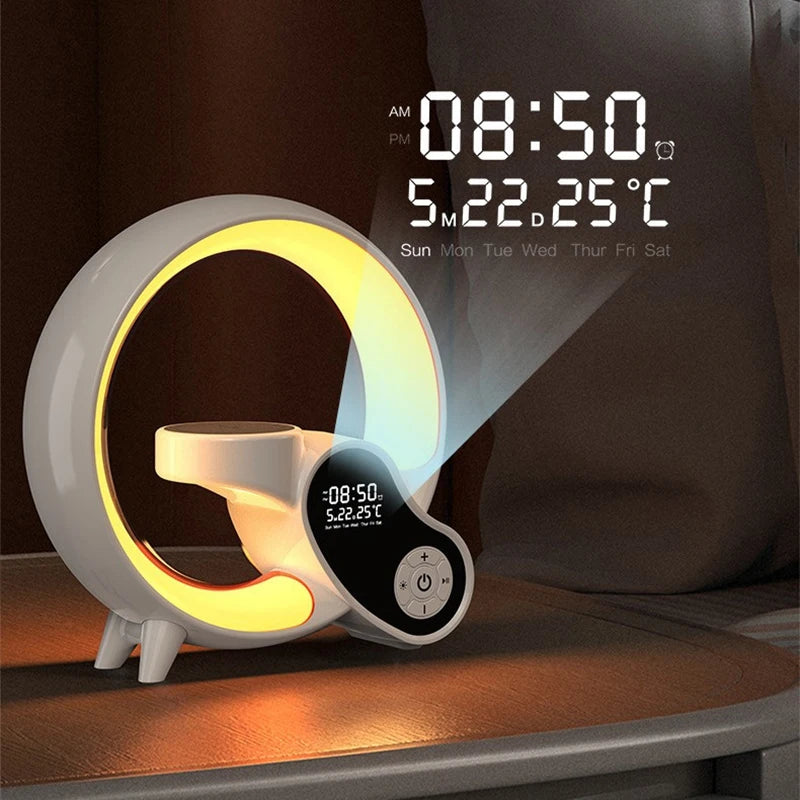 Multifunctional Wireless Charging Station with Speaker