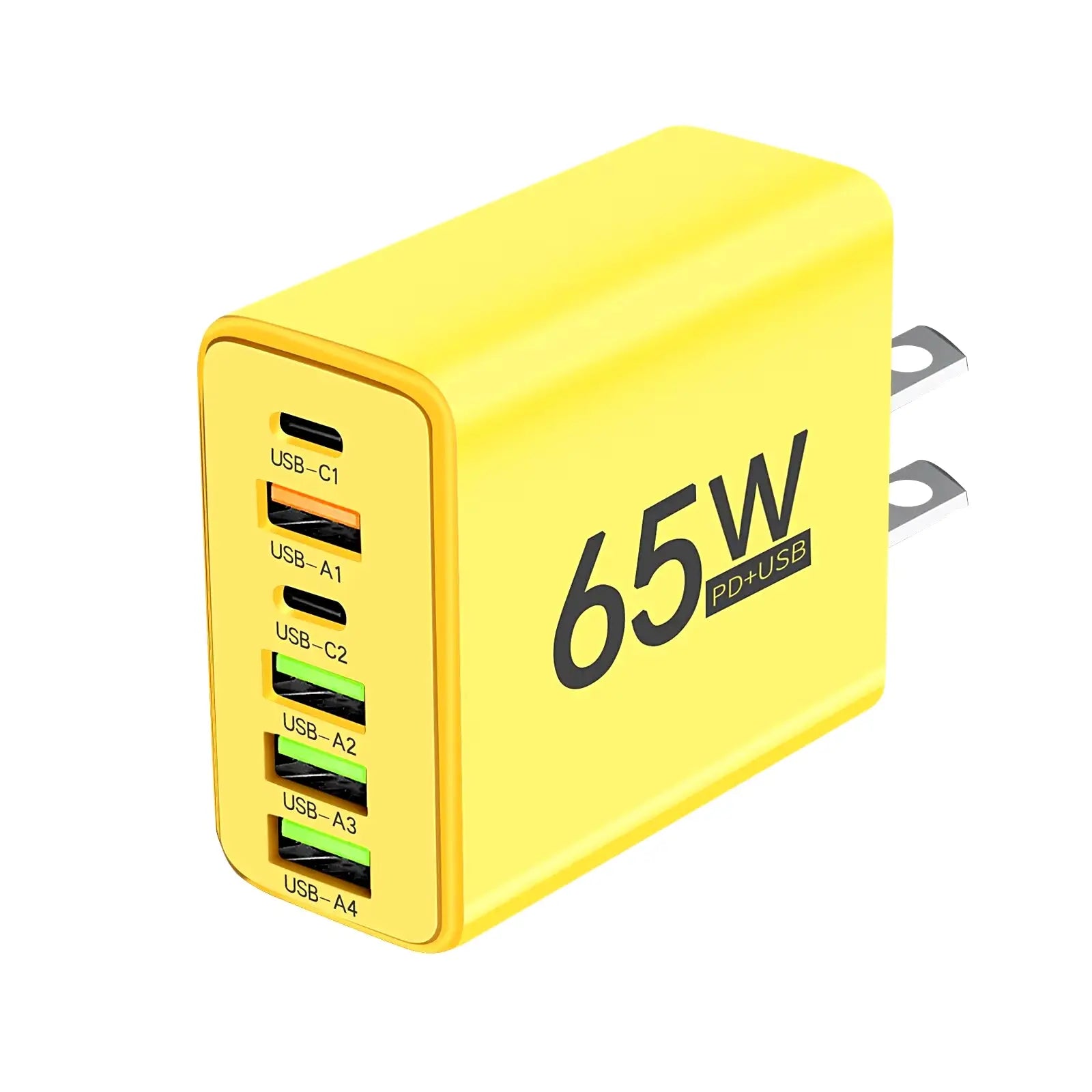 65W USB-C Multi-Port Fast Charging Wall Charger