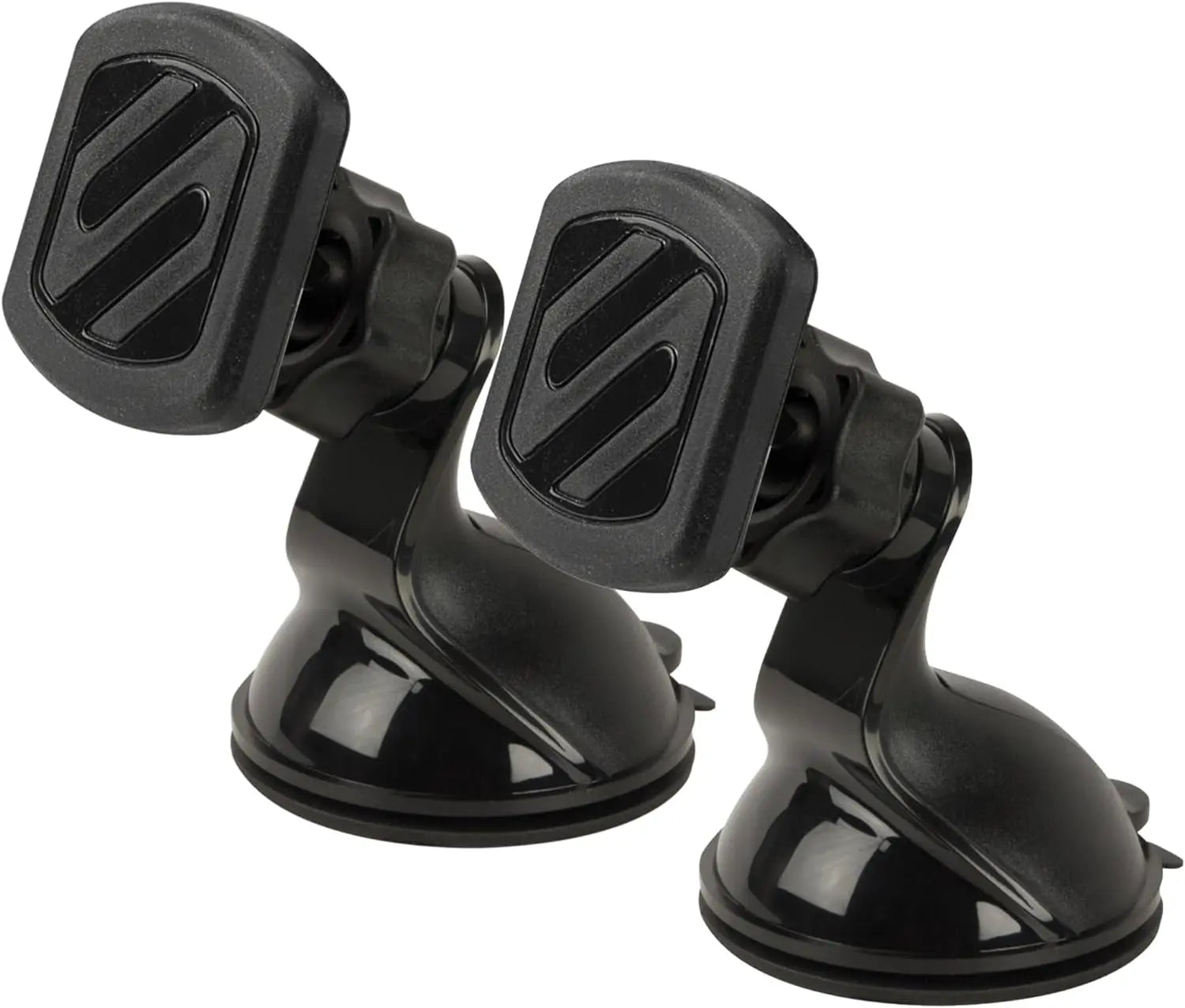 MAGWSM-2PXCES0 Magicmount Magnetic Suction Cup Phone Mount for Car Windshield/Dashboard, 360° Adjustable Magnet Head, Universal Phone Holder Compatible with Iphone, Samsung & More (Pack of 2)