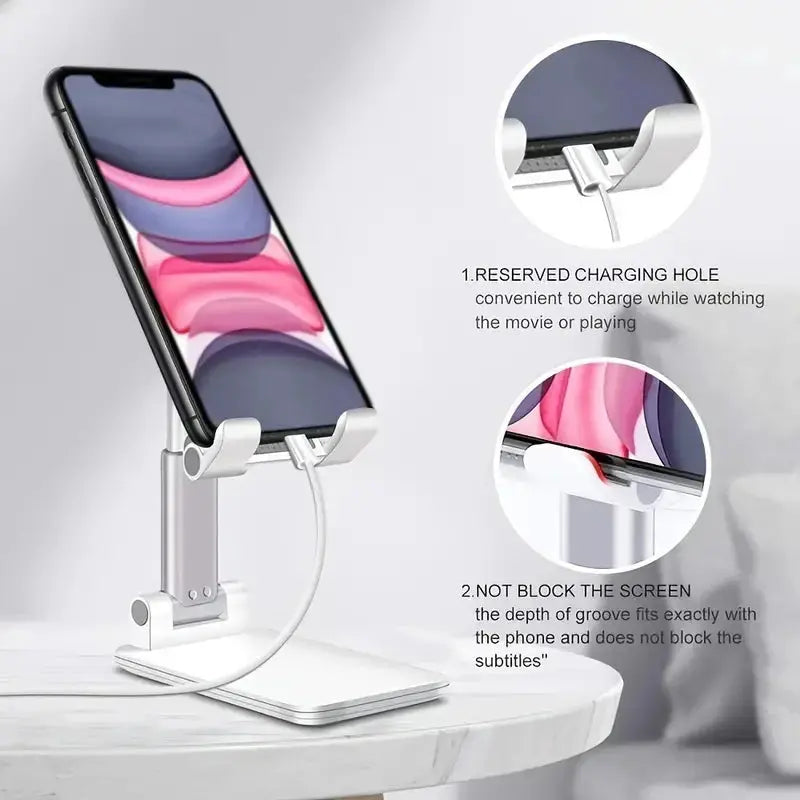 Adjustable Desktop Stand for Mobile Phones and Tablets