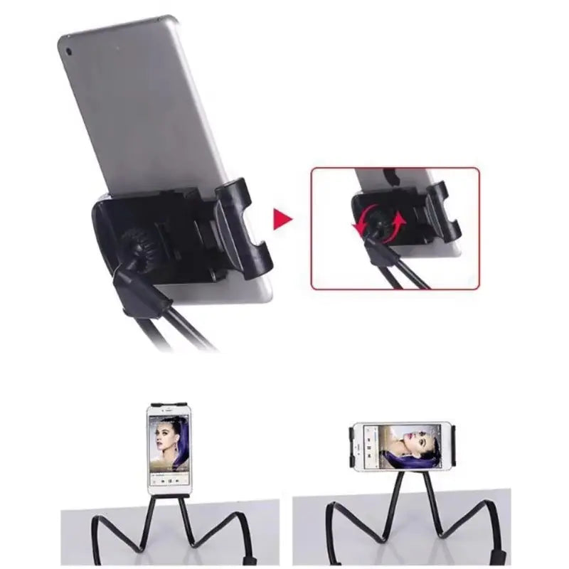 Flexible Mobile Phone Holder Hanging Neck Lazy Necklace Bracket Bed 360 Degree Phones Holder Stand for Iphone Xiaomi Samsung