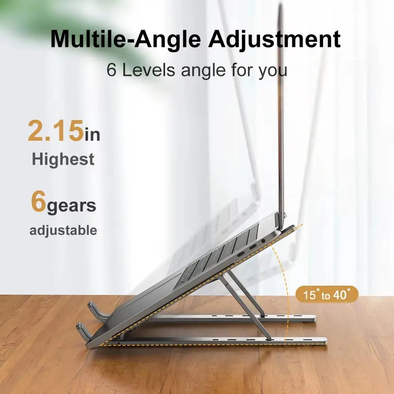 Aluminum Portable & Foldable Laptop Support Stand