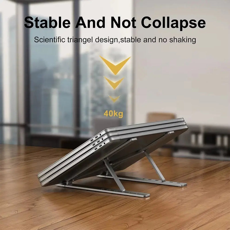 Aluminum Portable & Foldable Laptop Support Stand