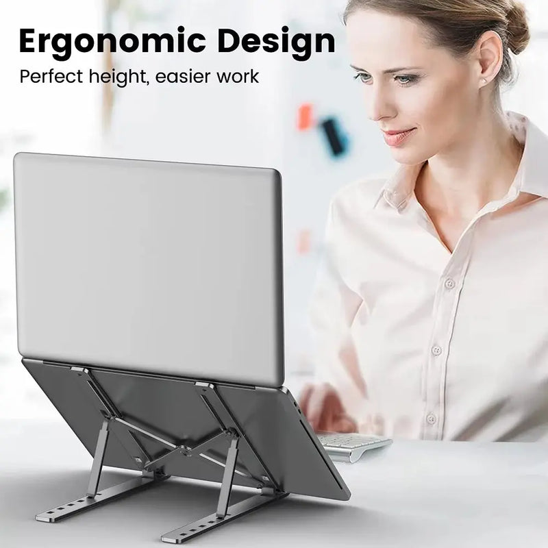 Aluminum Portable & Foldable Laptop Support Stand