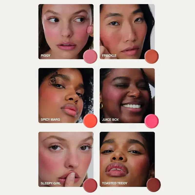 Blusher Stick - Long-Lasting Lip and Cheek Cream with Lift Complexion and High Pigment Formula