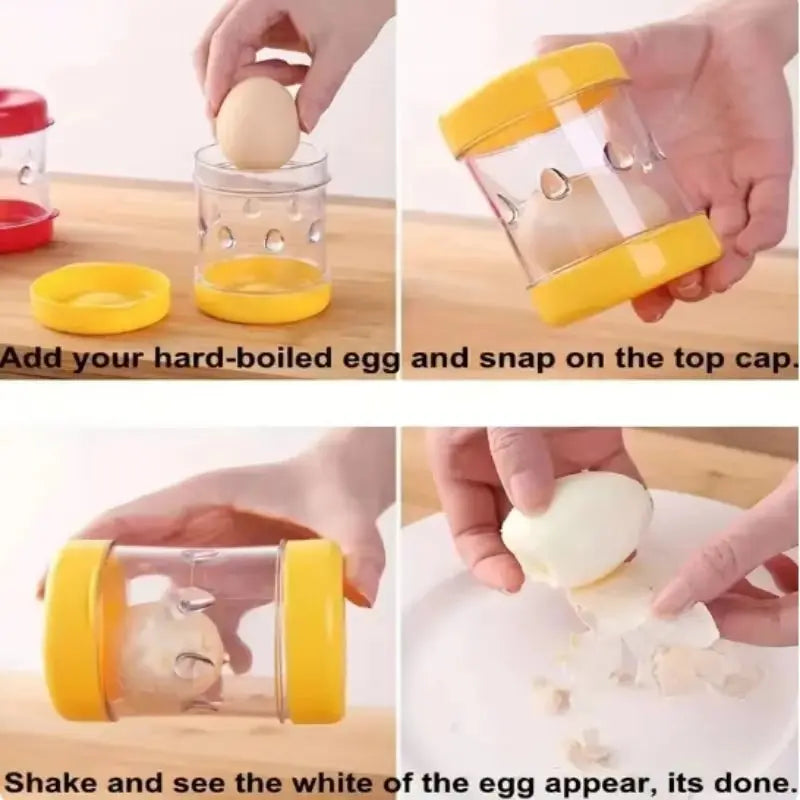 Boiled Egg Peeler and Cracker - Efficient Kitchen Tool for Shell Removal