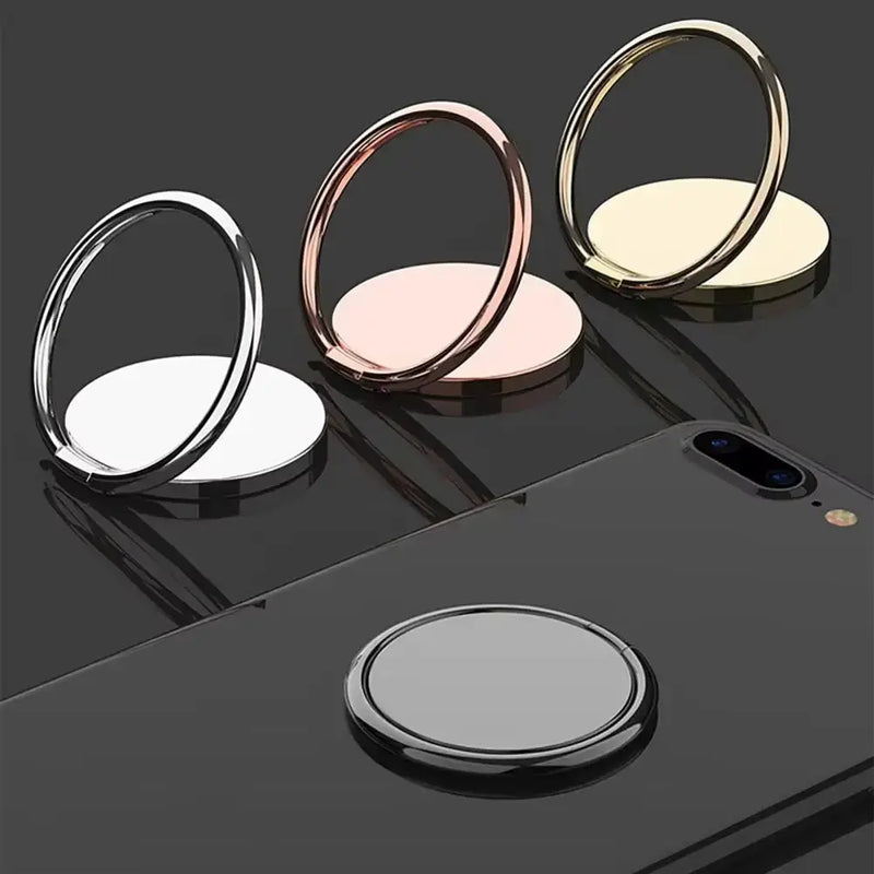 Luxurious Metal Mobile Phone Socket Holder Finger Ring