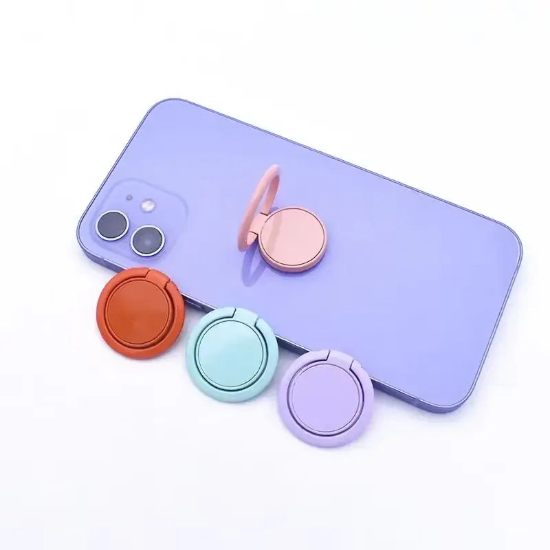 Macaron Solid Color Phone Ring Stand and Grip - Mobile Accessory and Gift