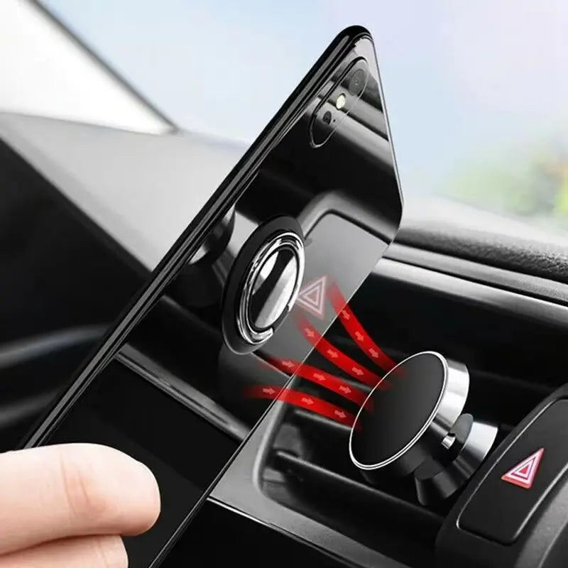 Finger Ring Holder Stand Grip 360 Rotating for Mobile Phone Car Magnetic Mount Phone Back Sticker Pad Unniversal Bracket