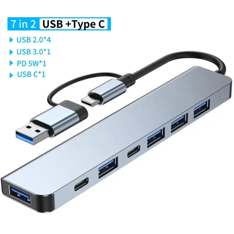 Multi-Hub Splitter for MacBook Pro