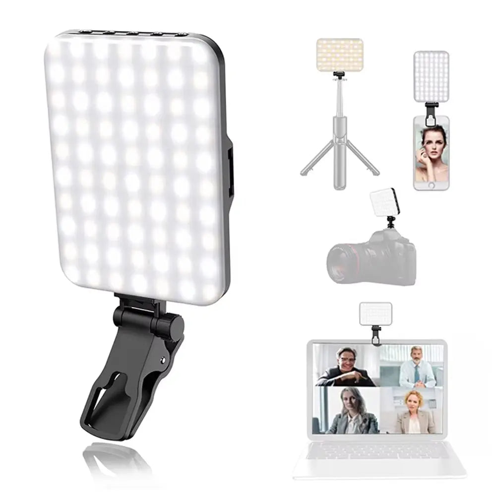 Professional LED Selfie Light with 60 High-Quality LED Beads