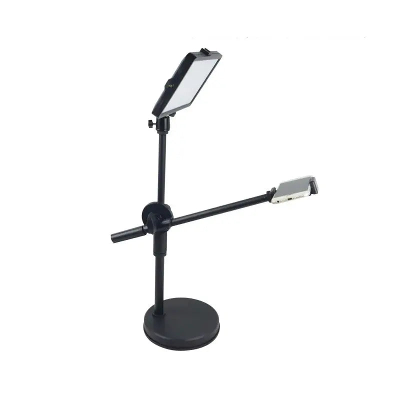 Professional Overhead Tripod with Ring Light and Mobile Phone Holder